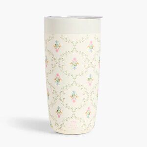 W&P Hill House Porter Ceramic Insulated Tumbler - Pastel Trellis - Cottagecore